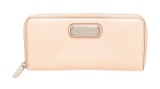 Marc By Marc Jacobs Light Pink Leather Classic Q Zippy Wallet
