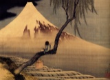 Hokusai - Boy in Front of Fujiama