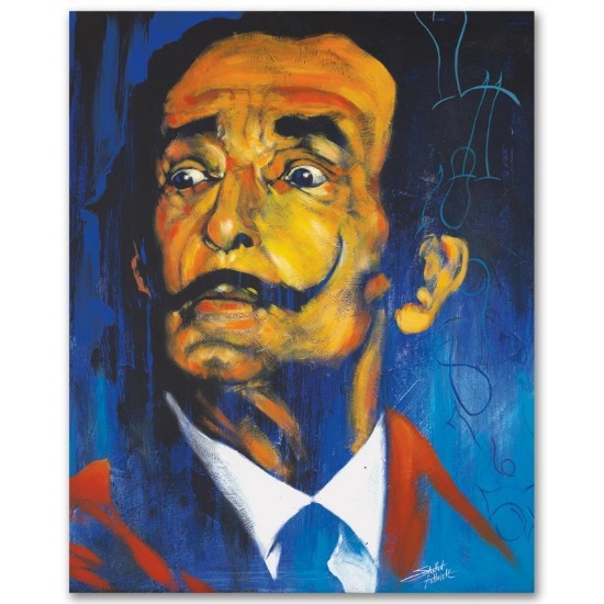 "Dali" Limited Edition Giclee on Canvas by Stephen Fishwick, Numbered and Signed