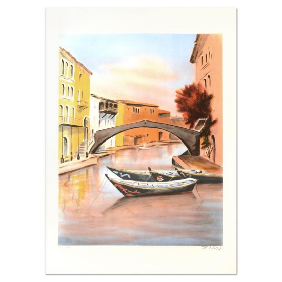 Victor Zarou, "Camargue" Limited Edition Lithograph, Numbered and Hand Signed.