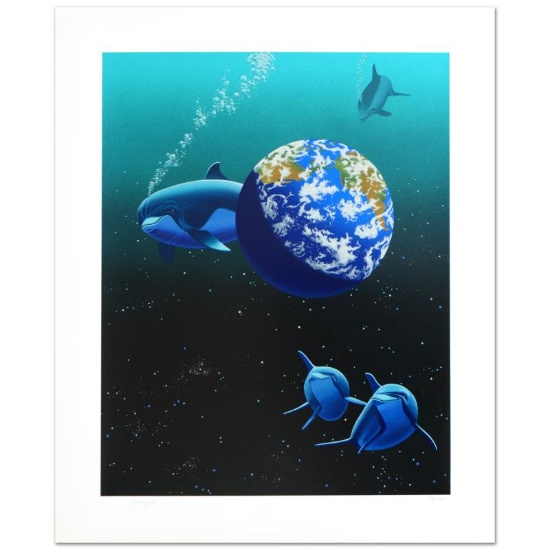 "Our Home Too II (Dolphin)" Limited Edition Serigraph by William Schimmel, Numbe