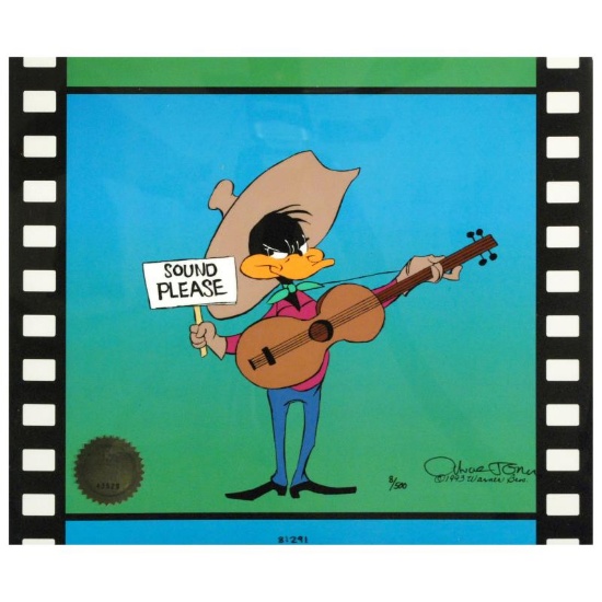 "Sound Please" by Chuck Jones (1912-2002). Limited Edition Animation Cel with Ha