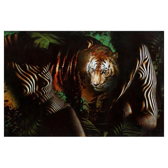 Vera V. Goncharenko, "The Ladies with the Tiger" Hand Signed Limited Edition Gic