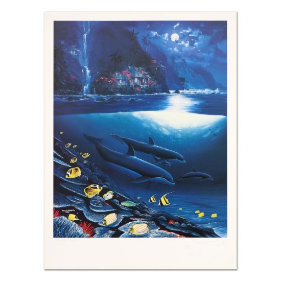 "Paradise" Limited Edition Lithograph by Wyland and Jim Coleman, Numbered and Ha