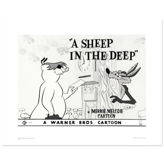 "A Sheep In the Deep" Limited Edition Giclee from Warner Bros., Numbered with Ho