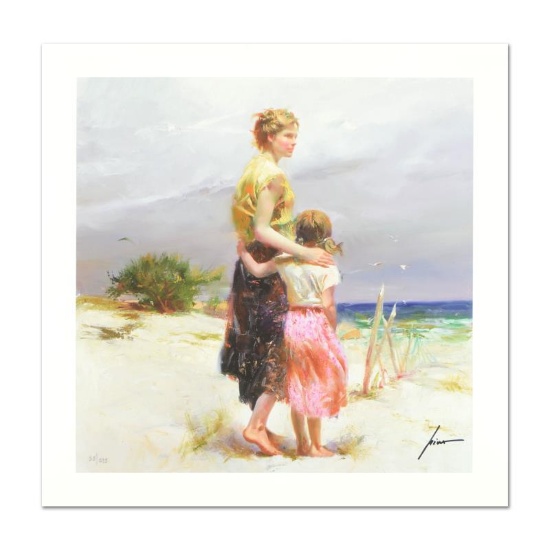 Pino (1939-2010) "Summer's Breeze" Limited Edition Giclee. Numbered and Hand Sig