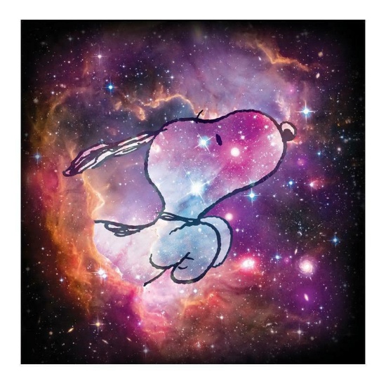 Peanuts, "Reach for the Stars" Hand Numbered Limited Edition Fine Art Print with
