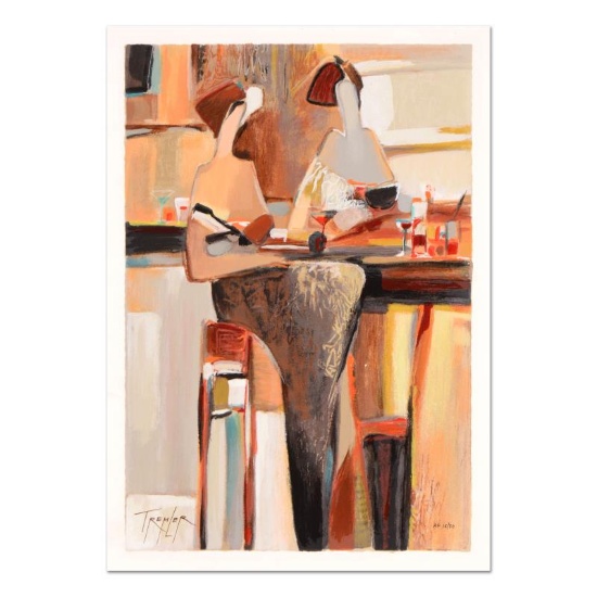 Yuri Tremler, "Ladies' Lunch" Limited Edition Serigraph by Yuri Tremler, Hand Si
