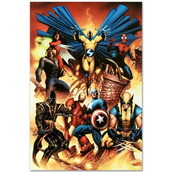 Marvel Comics "New Avengers #1" Numbered Limited Edition Giclee on Canvas by Joe