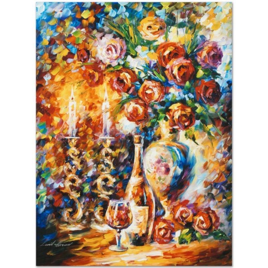Leonid Afremov (1955-2019) "Shabbat" Limited Edition Giclee on Canvas, Numbered