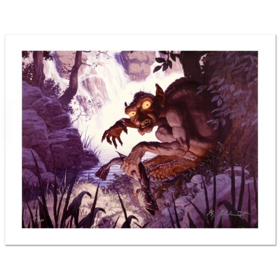 "Gollum" Limited Edition Giclee on Canvas by The Brothers Hildebrandt. Numbered