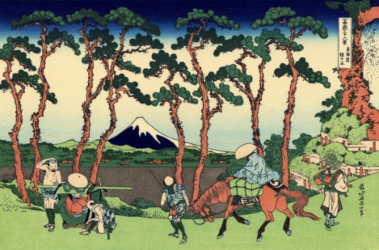 Hokusai - Hodogaya on the Tokaido