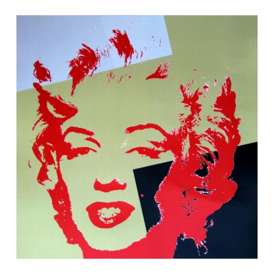 Andy Warhol "Golden Marilyn 11.44" Limited Edition Silk Screen Print from Sunday