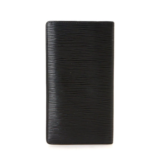 Louis Vuitton Black Epi Leather Breast Pocket Wallet