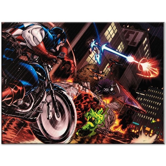 Marvel Comics "Avengers: X-Sanction #1" Numbered Limited Edition Giclee on Canva