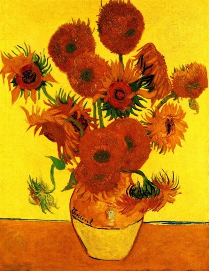 Van Gogh - Still Life Vase With Fifteen Sunflowers 3