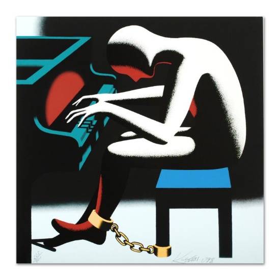 Mark Kostabi, "I Did It Steinway" Limited Edition Serigraph, Numbered and Hand S