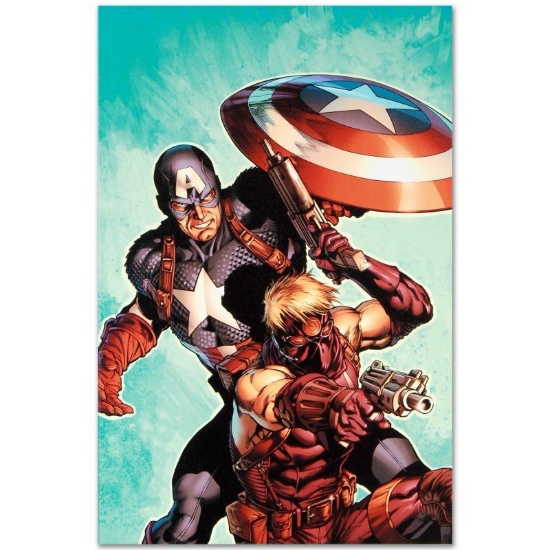 Marvel Comics "Ultimate Avengers #2" Numbered Limited Edition Giclee on Canvas b