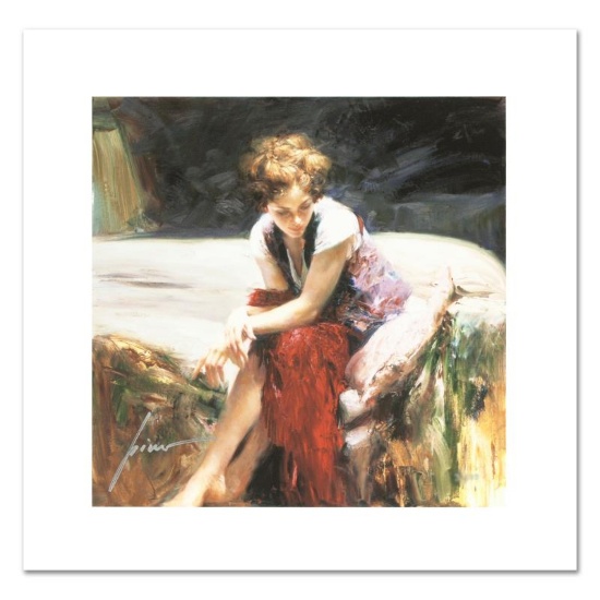 Pino (1931-2010), "Whispering Heart" Limited Edition on Canvas, Numbered and Han