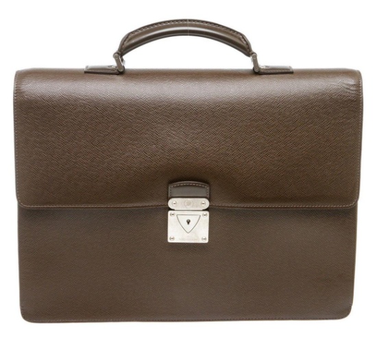 Louis Vuitton Brown Taiga Leather Robusto Briefcase Bag