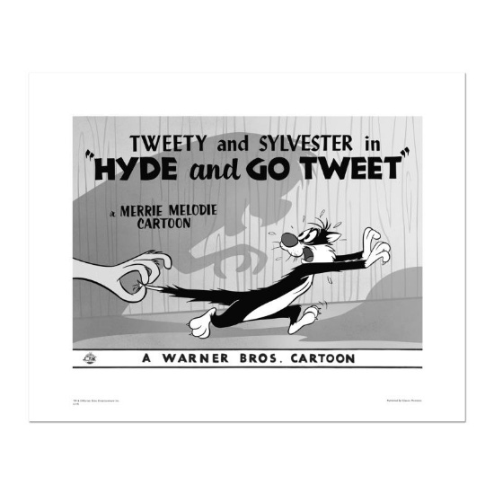 "Hyde and Go Tweet, Tail" Numbered Limited Edition Giclee from Warner Bros. with