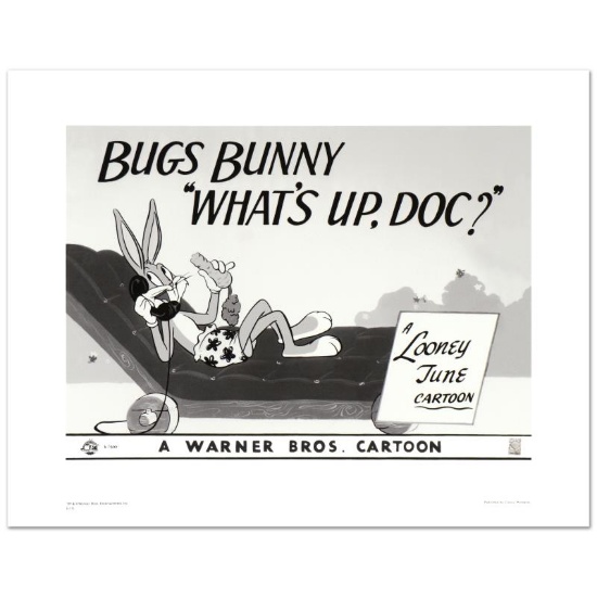"What's Up Doc, Bugs Bunny" Limited Edition Giclee from Warner Bros., Numbered w
