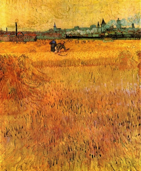 Van Gogh - Arles View From The Wheat Fields