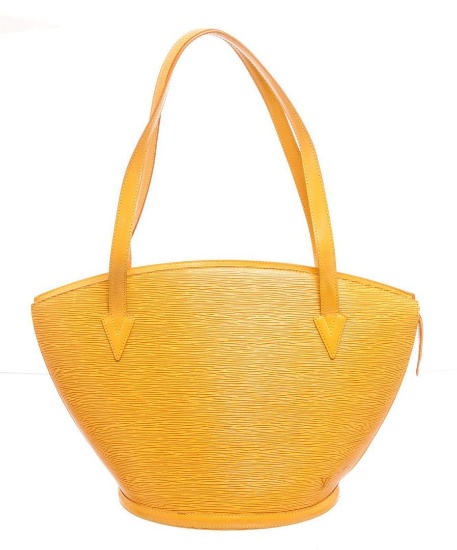 Louis Vuitton Yellow Infini Leather St. Jacques Shopping Tote Bag