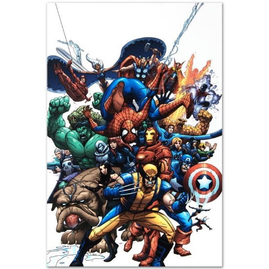 Marvel Comics "Marvel Team Up #1" Numbered Limited Edition Giclee on Canvas by S