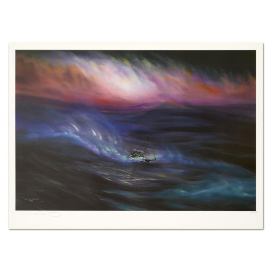 Wyland, "Storm" Limited Edition Lithograph, Numbered and Hand Signed with Certif
