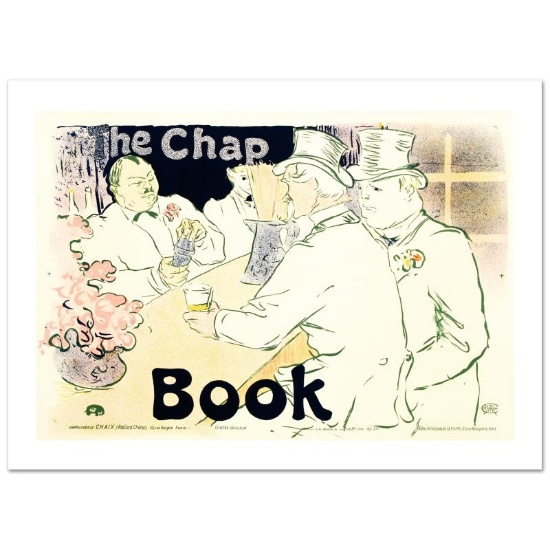"The Chap Book" Hand Pulled Lithograph by the RE Society, Image Originally by He