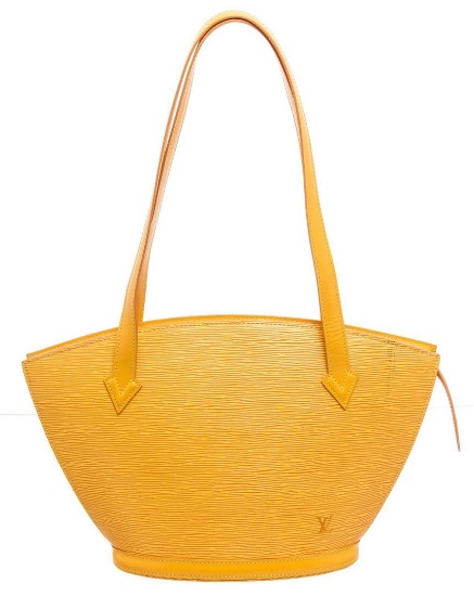 Louis Vuitton Yellow Epi Leather St. Jacques PM Tote