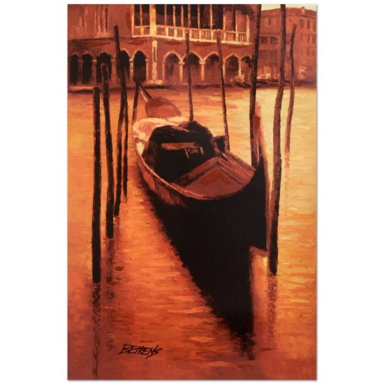 Howard Behrens (1933-2014), "Sunset Gondola" Limited Edition Hand Embellished Gi