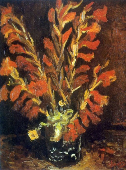Van Gogh - Red Gladioli