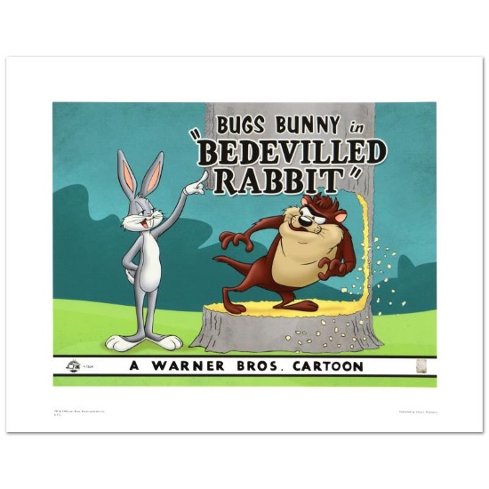 "Bedevilled Rabbit" Limited Edition Giclee from Warner Bros., Numbered with Holo