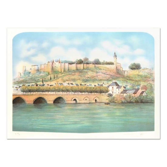 Rolf Rafflewski, "Seine " Limited Edition Lithograph, Numbered and Hand Signed.