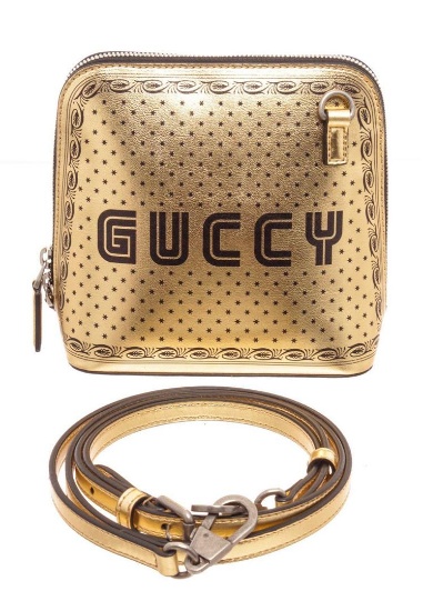 Gucci Gold Dome Crossbody Bag
