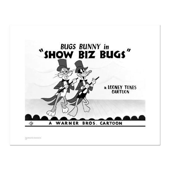 "Show Biz Bugs -Both Dancing" Numbered Limited Edition Giclee from Warner Bros.
