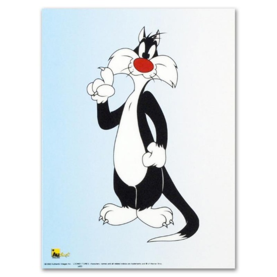 "Sylvester" Limited Edition Sericel from Warner Bros. and Authentic Images. Incl