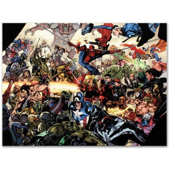 Marvel Comics "Secret Invasion #6" Numbered Limited Edition Giclee on Canvas by