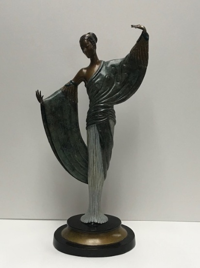 "In the Evening" by Erte: Images in Bronze