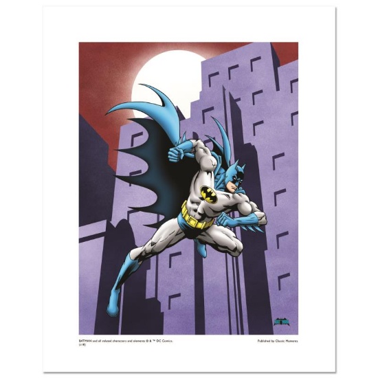 "Batman Running" Numbered Limited Edition Giclee from DC Comics with Certificate