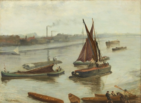 Whistler - Grey and Silver - Old Battersea Reach