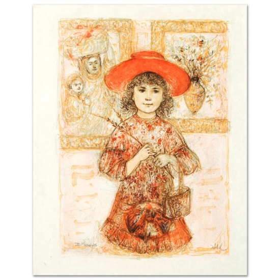 "Wendy the Youngest Docent" Limited Edition Lithograph by Edna Hibel (1917-2014)