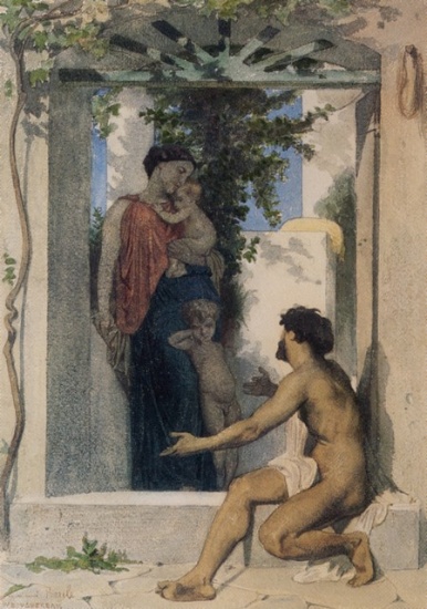William Bouguereau - Roman Charity Unknown