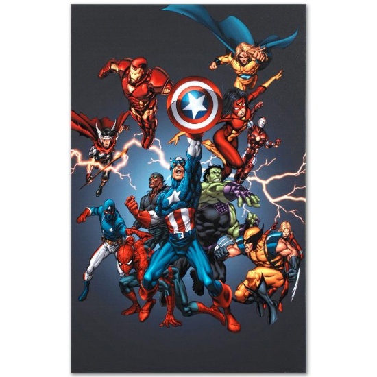 Marvel Comics "Official Handbook: Avengers 2005" Numbered Limited Edition Giclee