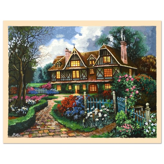 Anatoly Metlan, "Country Cottage" Limited Edition Serigraph, Numbered and Hand S