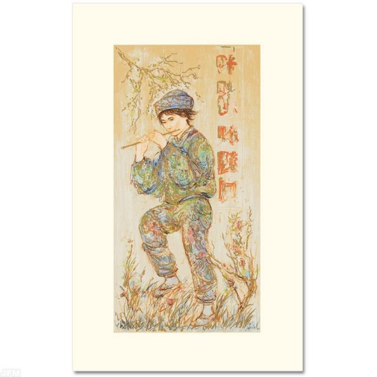 "Puck" Limited Edition Serigraph by Edna Hibel (1917-2014), Numbered and Hand Si