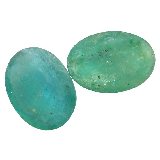 6.78 ctw Oval Mixed Emerald Parcel