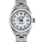 Rolex Ladies Stainless Steel White Diamond 26MM Oyster Band Datejust